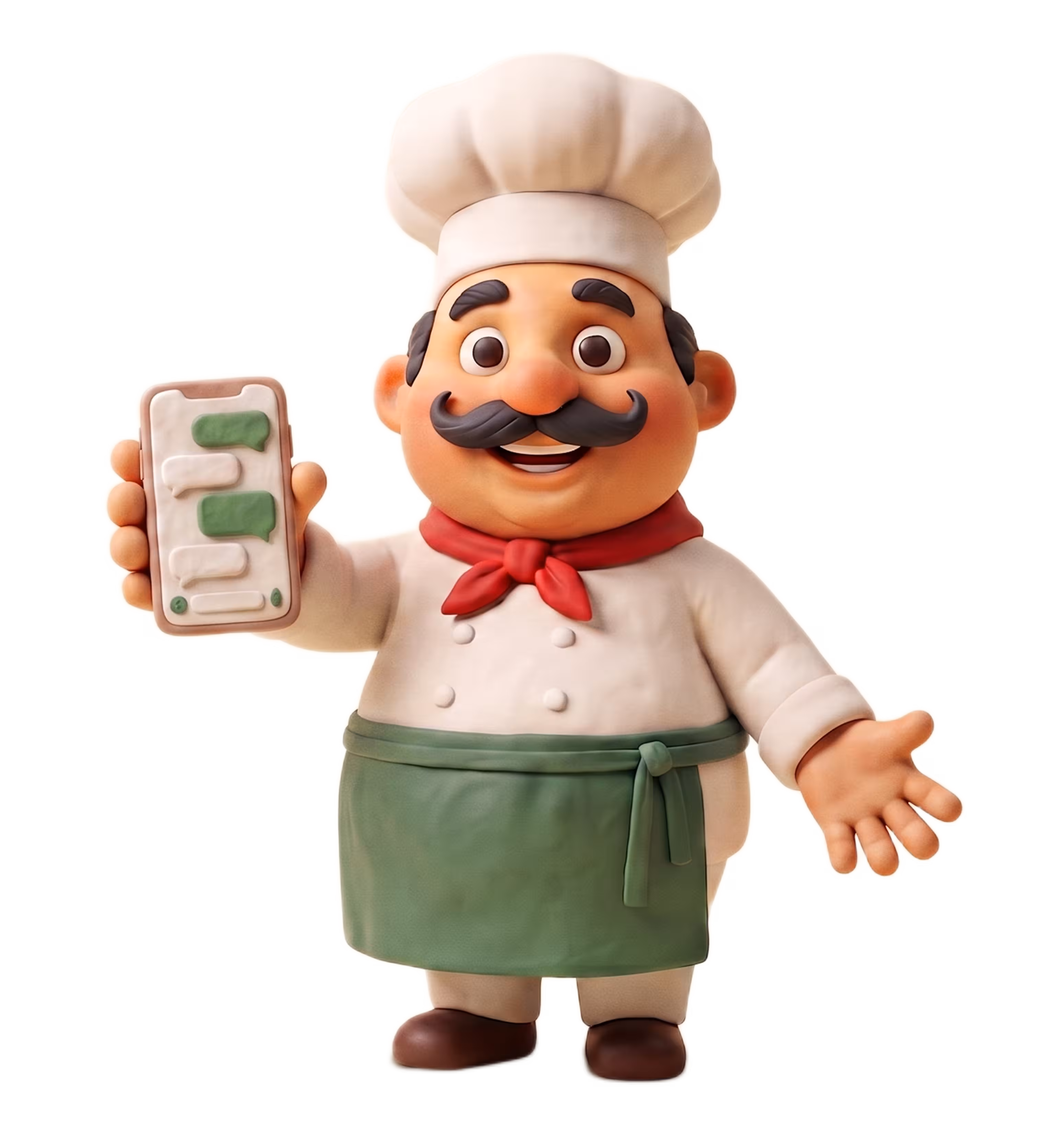 Giuseppe — the clay chef, the Giuseppe Labs mascot